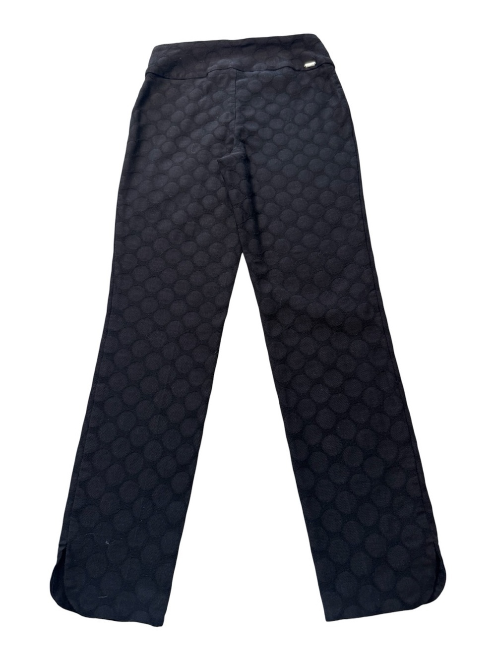 Women’s Black Patterned Cropped Pants
